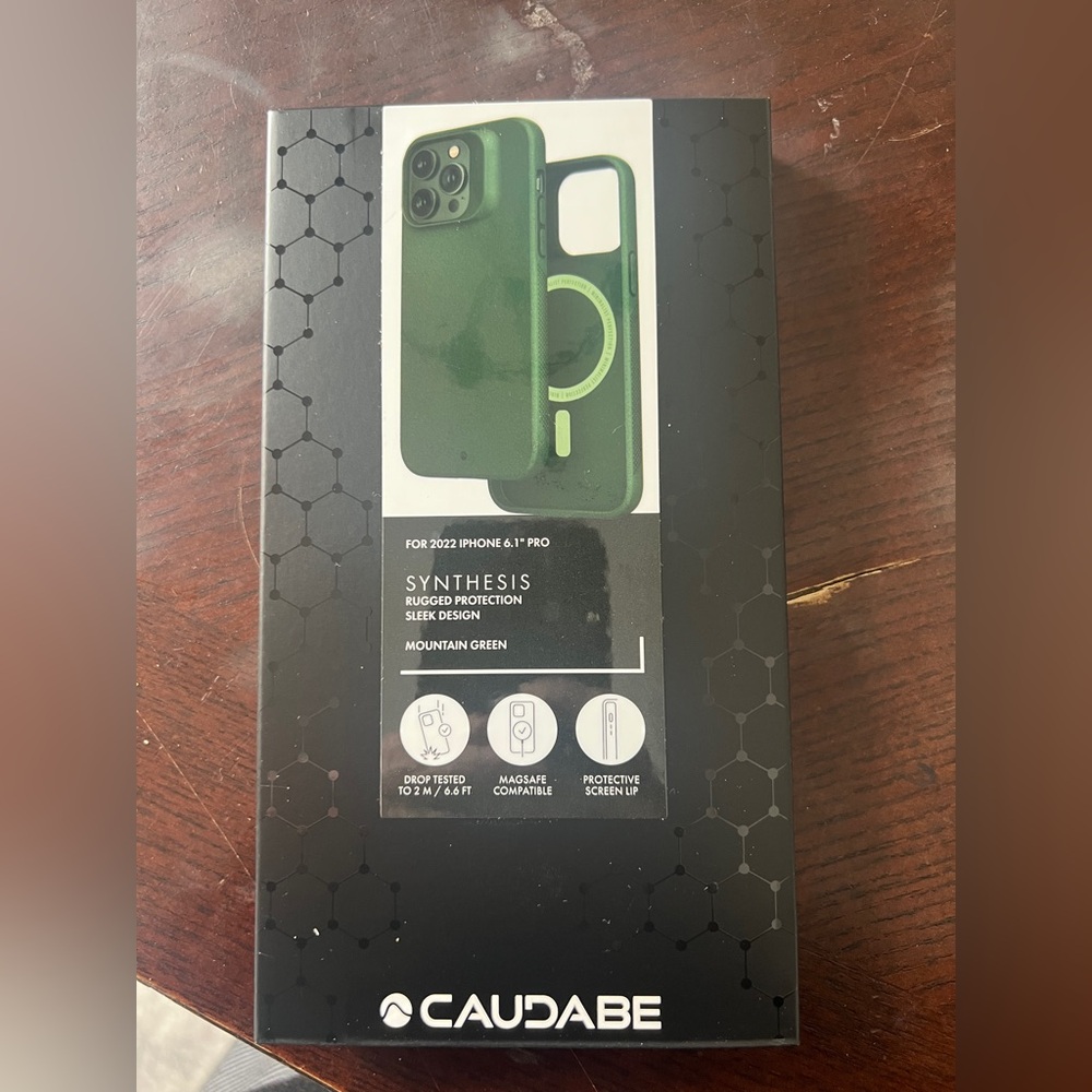 Mountain Green Rugged iPhone 14 Pro Case